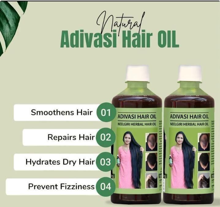 Adivasi Herbal Hair Oil 125ML Pack of 2