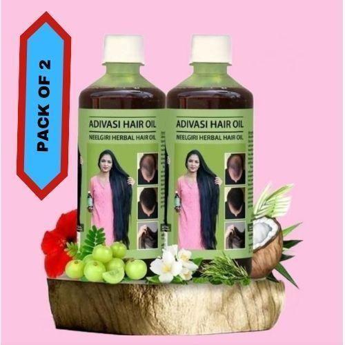 Adivasi Neelgiri Herbal Hair Oil 125ML (Pack of 1 and 2)